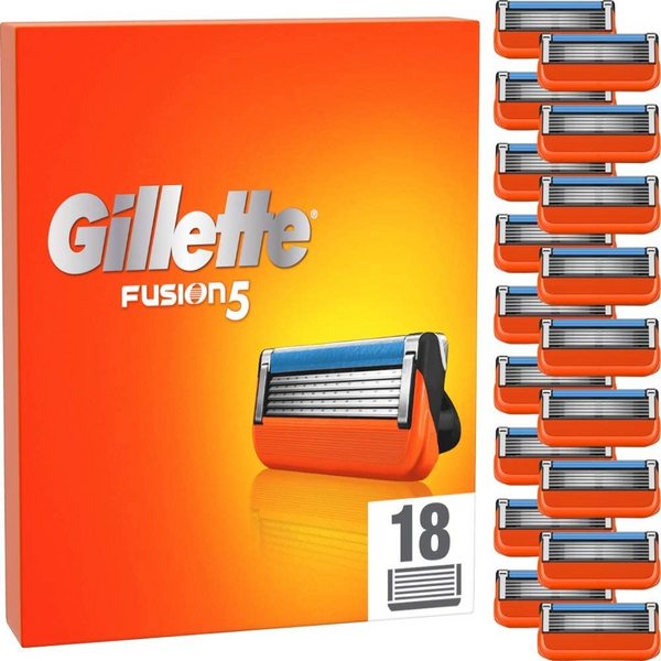 Gillette 吉列 Fusion5 锋隐 手动剃须刀替换刀头18个装193.16元（可3件92折）