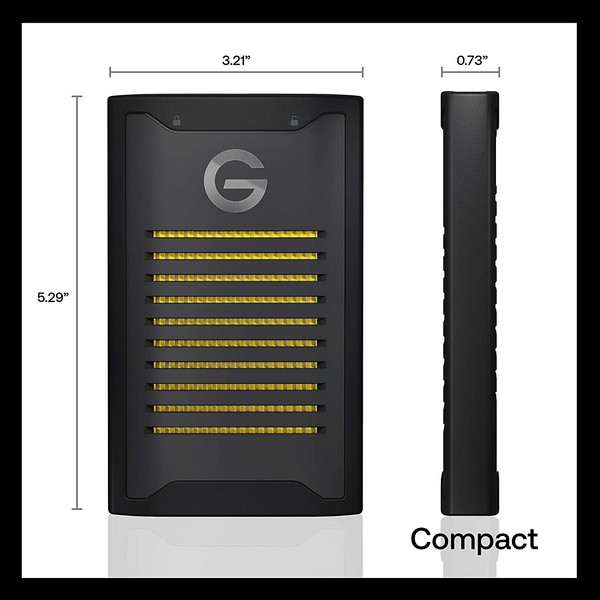 G-Technology ArmorLock加密 NVMe SSD 高性能固态硬盘2TB新低1814.25元