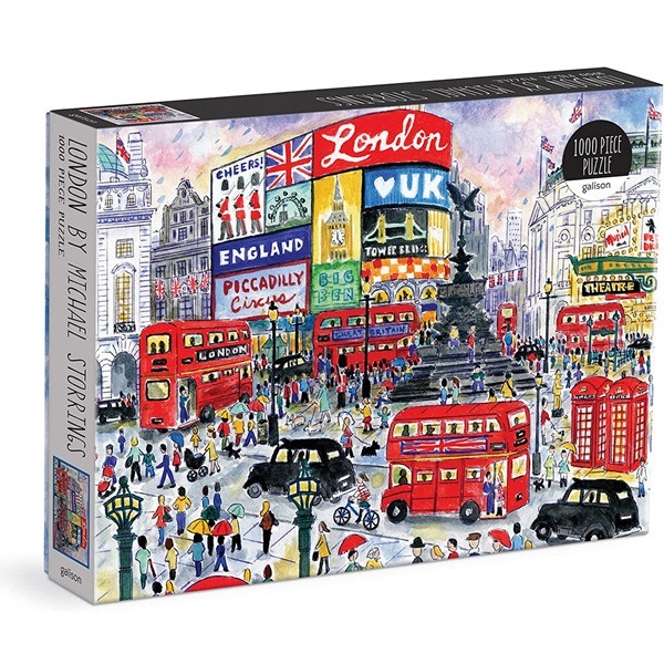 美国专业拼图品牌，Galison Michael Storrings 伦敦街景 1000片新低94.67元