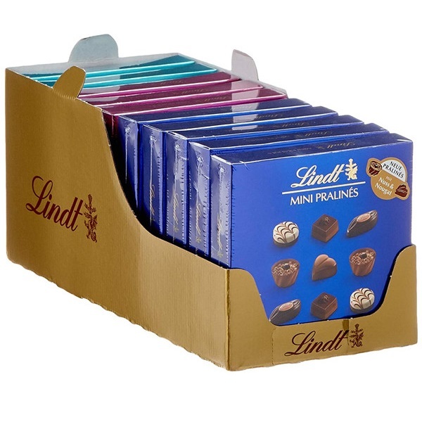 Lindt 瑞士莲 Mini Pralines 迷你花式巧克力糖果礼盒44g*20盒装318.83元