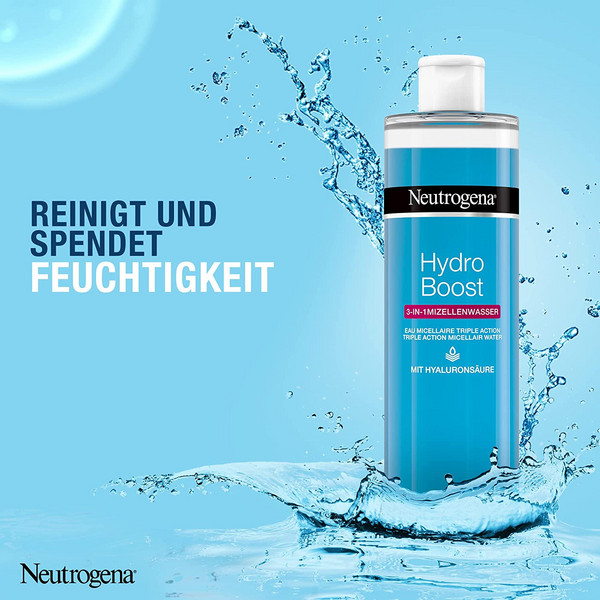 Neutrogena 露得清 Hydro Boost 水活盈透系列保湿卸妆水400mL*3瓶新低70元