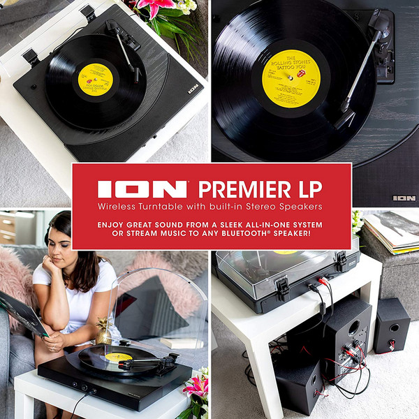 ION Audio Premier LP 蓝牙三速转盘黑胶唱机新低563.3元