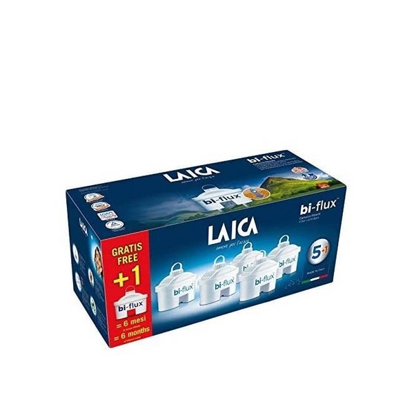 意大利进口，Laica 莱卡 Bi-Flux 双效滤芯6个装87.63元（京东旗舰店179元）