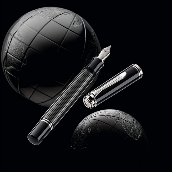 Pelikan 百利金 Souveran帝王系列 M605 14K金笔尖钢笔 M尖 碳黑色1575.44元