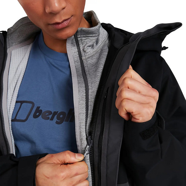 英国硬核户外品牌，Berghaus Fellmaster Interactive 男士GTX防水连帽硬壳冲锋衣新低740.68元