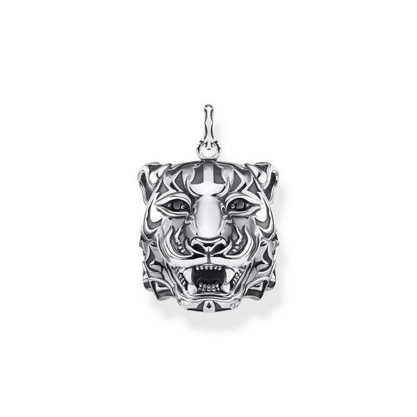 德国银饰品牌，Thomas Sabo 托马斯·萨博 PE887-643-11 925银虎头吊坠1363元