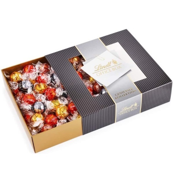 Lindt 瑞士莲 Lindor系列 夹心巧克力球办公室礼盒（5口味/‎930g）175元（可3件92折）