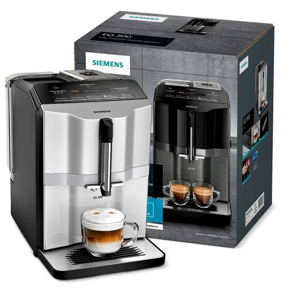 Siemens 西门子 EQ.300系列 TI353201GB 全自动意式咖啡机新低2377元（天猫旗舰店4399元）