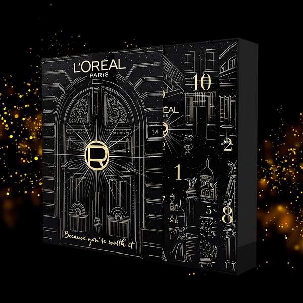 L'Oréal Paris 巴黎欧莱雅 2022年迷你降临日历美妆礼盒12件装261.3元（可3件92折）