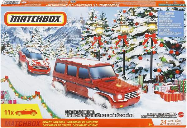 Matchbox 火柴盒 HJW40 圣诞降临日历 小汽车礼盒 24个惊喜新低132.22元