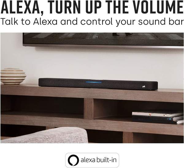 Polk Audio 普乐之声 React系列 杜比环绕回音壁音箱 内置Alexa语音助手新低1092元