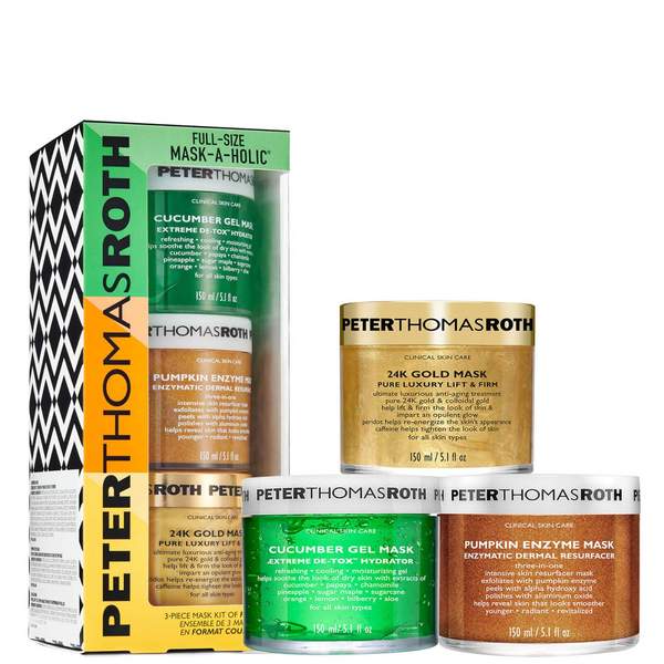 <span>白菜！</span>Peter Thomas Roth 彼得罗夫 Mask-A-Holic 面膜3件套礼盒150mL*3瓶装新低338.29元（Prime会员92折）