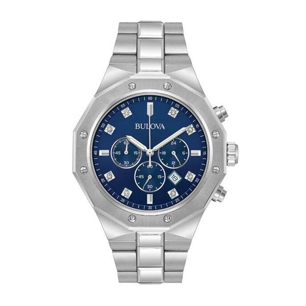 Bulova 宝路华 Diamond系列 96D138 男士镶钻时尚腕表1582.5元