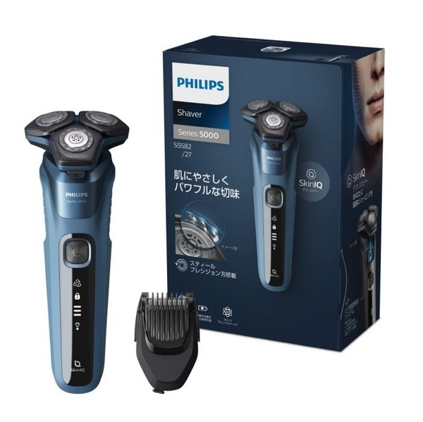 2022年型号，Philips 飞利浦 5000系列 S5582/27 干湿两用电动剃须刀579元