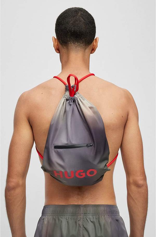 HUGO Hugo Boss 雨果·博斯 Cruise 沙滩3件套（速干泳裤+浴巾+抽绳包）525.43元