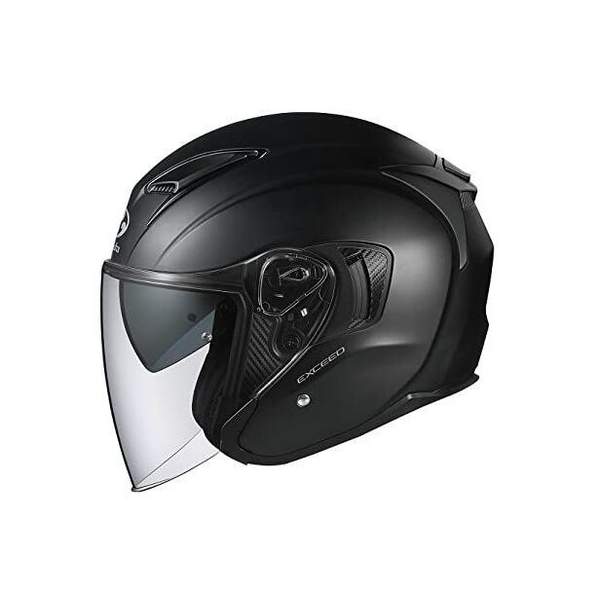 日本摩托車(chē)頭盔三大品牌，OGK KABUTO Exceed  摩托車(chē)頭盔 半盔雙鏡片 黑色L碼 5770491261.64元