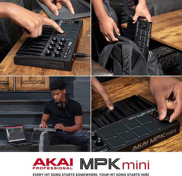 Akai Professional 雅佳 MPK Mini MK3 MIDI音乐键盘控制器 25键522.77元