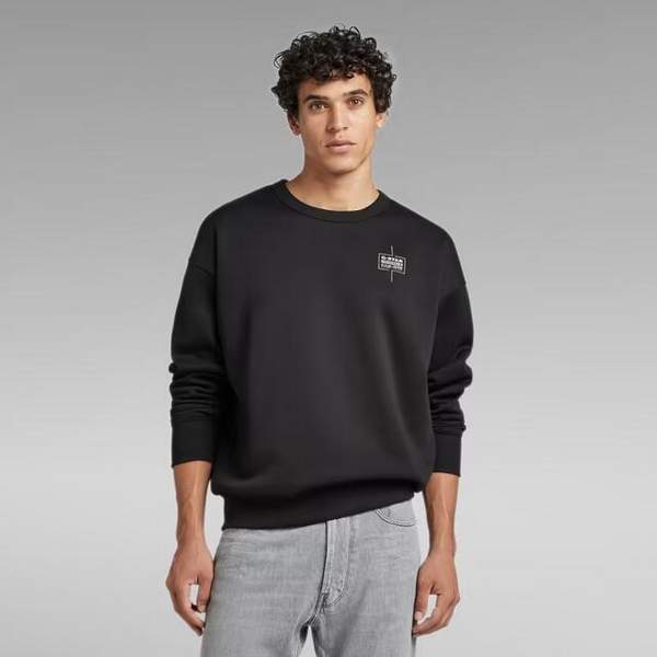 G-Star Raw Core 中性款宽松起绒圆领卫衣D21139359元（可3件92折）