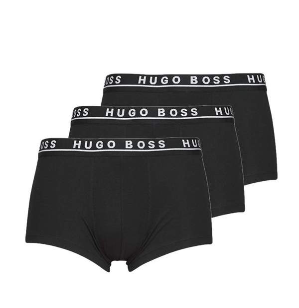 BOSS Hugo Boss 雨果·博斯 男士弹力棉平角内裤3条装161元（可3件92折）