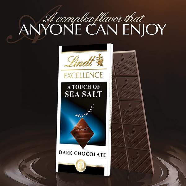 Lindt 瑞士莲 海盐特级黑巧克力100g*12排（共1.2kg）199.83元