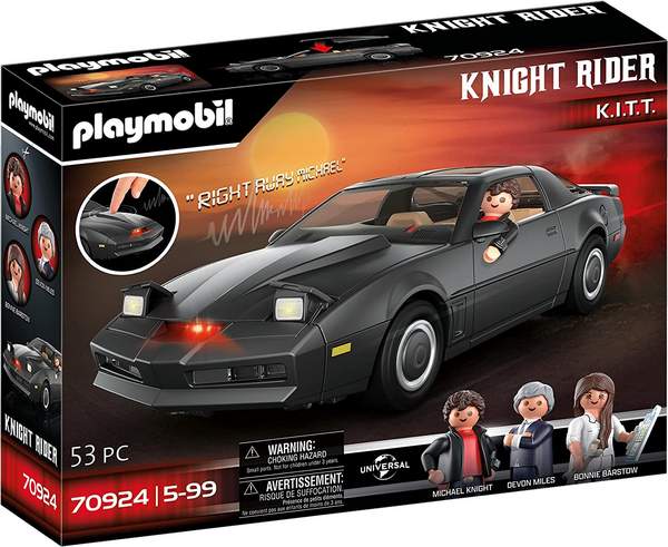 Playmobil 摩比世界 70924 霹雳游侠  KITT 基特（庞蒂亚克） 火鸟跑车拼装模型新低286.44元（Prime会员96折）