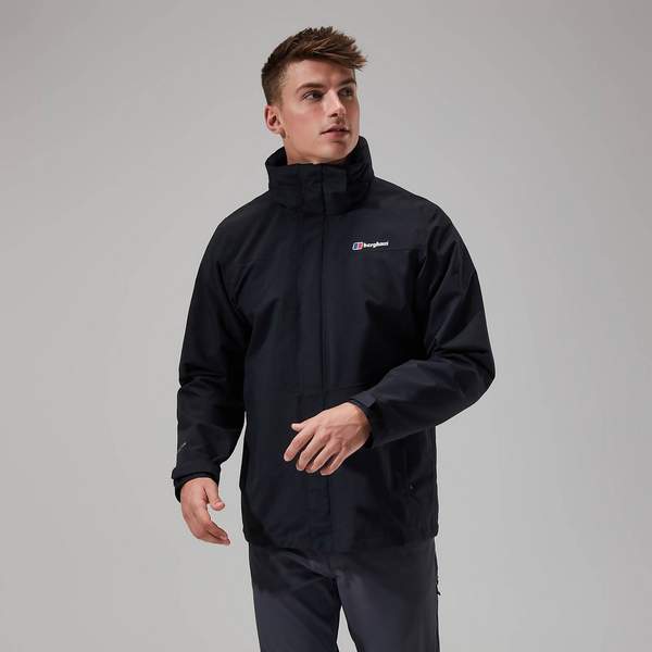 英国硬核户外品牌，Berghaus Hillwalker Interactive 男士GTX防水立领冲锋衣422242新低596.61元（官网£190）