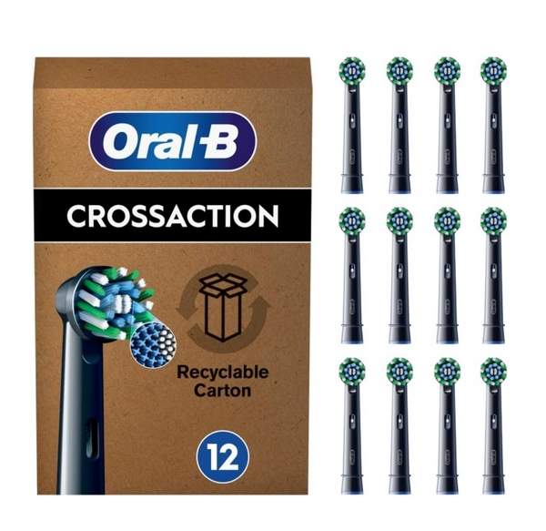 Oral-B 欧乐B Cross Action 新版多角度清洁型刷头*12支新低150元