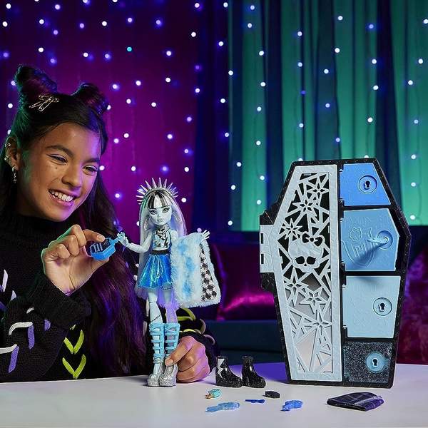 Monster High 怪物高中 骷髅秘密衣橱系列二 Frankie Stein 弗兰琪·斯坦娃娃新低180.4元