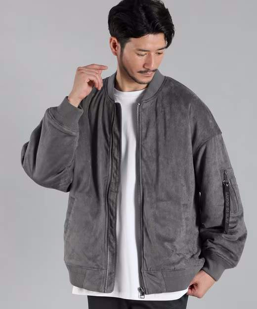 <span>库存浅！</span>LANVIN en Bleu 浪凡蓝标 男士MA-1飞行员夹克236255701.34元