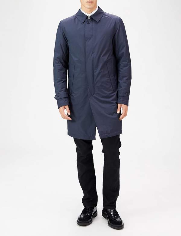 意大利奢华羽绒服品牌，Herno Laminar系列 男士Gore-Tex防水立领羽绒风衣PI099UL新低2895.62元（欧洲官方€935）