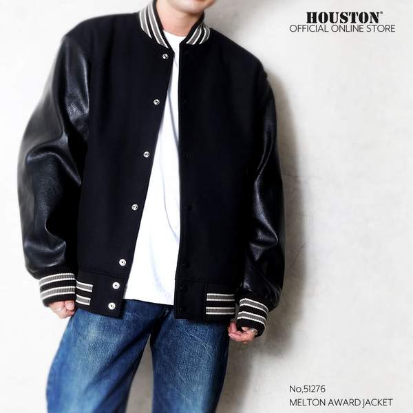 Houston 休斯顿 Melton Award 男士羊毛混纺保暖棒球服夹克51276762.47元（需用码）