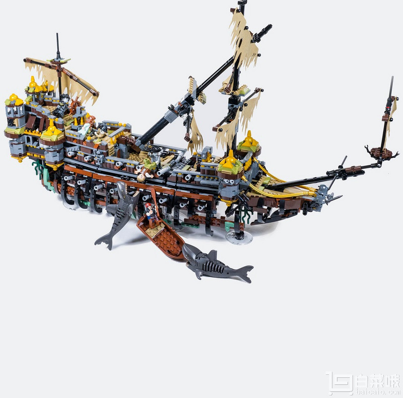 《加勒比海盗5》新款，LEGO 乐高 71042 沉默玛丽号 8.69到手￥1350