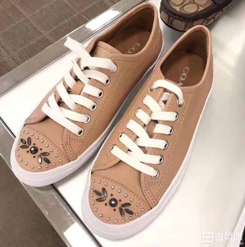 COACH 蔻馳 Elle 女士真休閑鞋 .99到手￥470