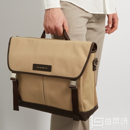 WANT Les Essentiels 男士帆布邮差包 2 直邮到手￥1890