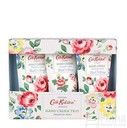 镇店之宝，Cath Kidston 植物精华护手霜30ML*3只套装 Prime会员凑单免费直邮到手新低￥40