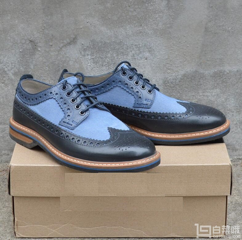 Clarks 其乐 Pitney Limit 男士系带真皮鞋 两色 Prime会员免费直邮到手￥388