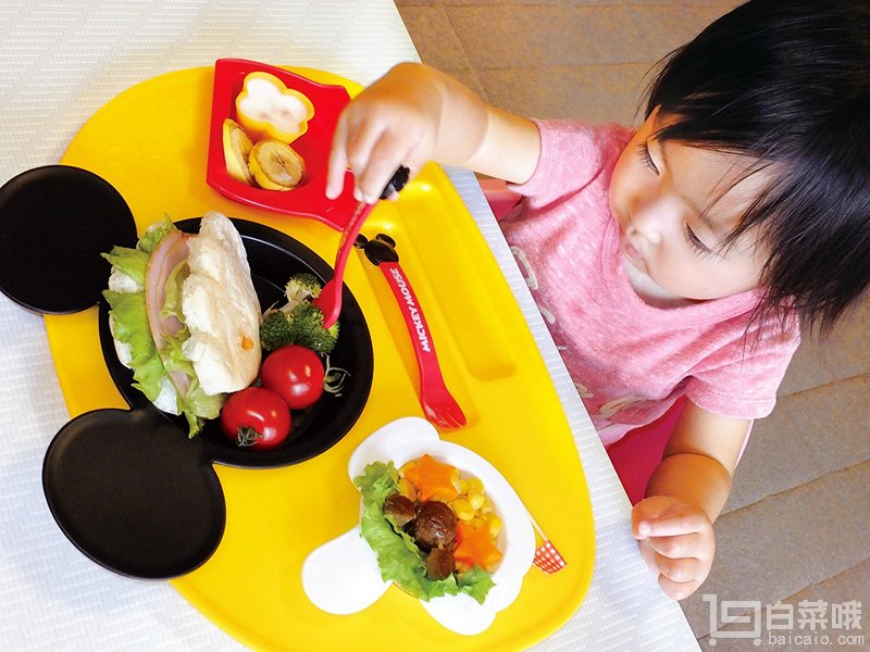 日本锦化成 米奇卡通午餐盘套装凑单新低50.04元/件含税（满399-200元）