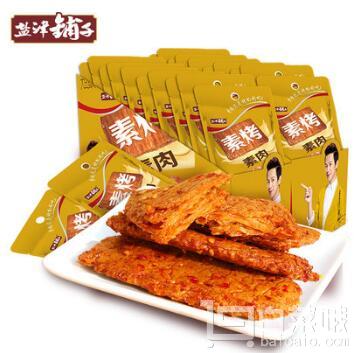 盐津铺子 手撕素肉440g*2盒 多口味￥22包邮（￥32-10）