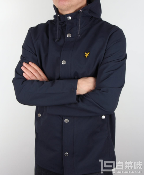 LYLE & SCOTT 苏格兰金鹰 男士休闲夹克 带兜帽 Prime会员免费直邮到手￥287