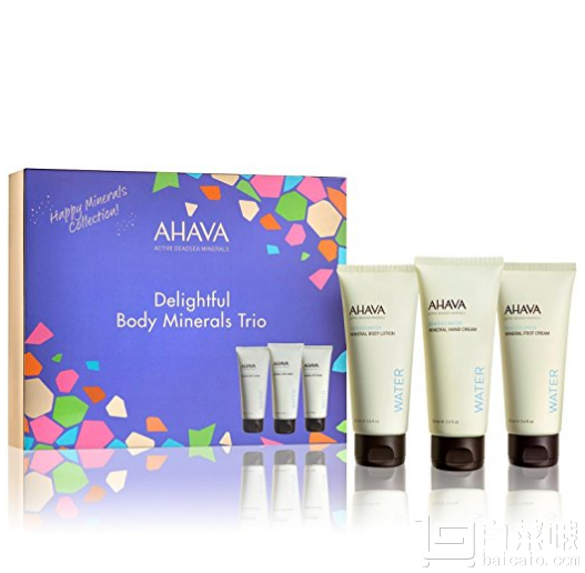 AHAVA 圣爱 节日版滋润套装（身体乳+护手霜+护脚霜） Prime会员免费直邮到手￥261