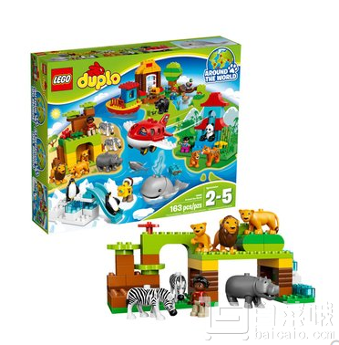 双十一预告，LEGO 乐高 Duplo 得宝系列 10805 环球动物大集合￥521包邮包税（￥561-40）