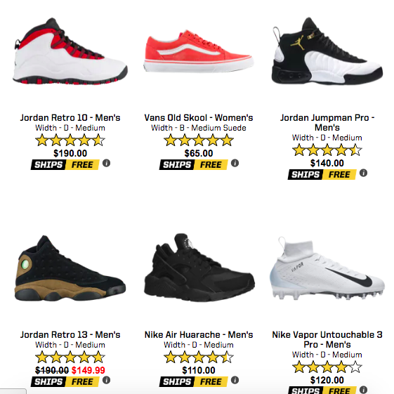 Eastbay精选 Nike、Jordan、Vans等满额外8折+美境免邮