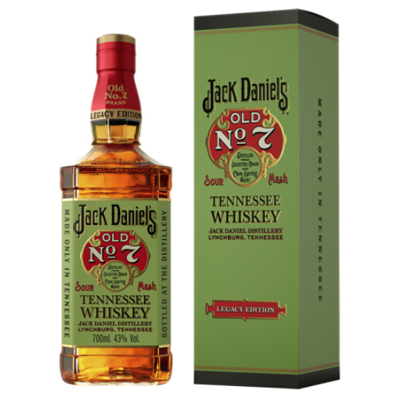 Jack Daniels 杰克丹尼 美国田纳西州威士忌 传承限量版 700ml（赠 Jack Daniels传承限量版项链）新低135元包邮（双重优惠）