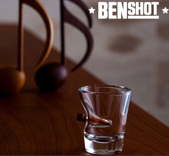 美国原装进口，BenShot 创意子弹酒杯 59ML新低126元