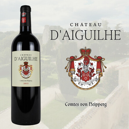 Chateau d'Aiguilhe 艾吉尔山峰酒庄 干红葡萄酒 2015年 750ml *2件444元包邮（222元/件）