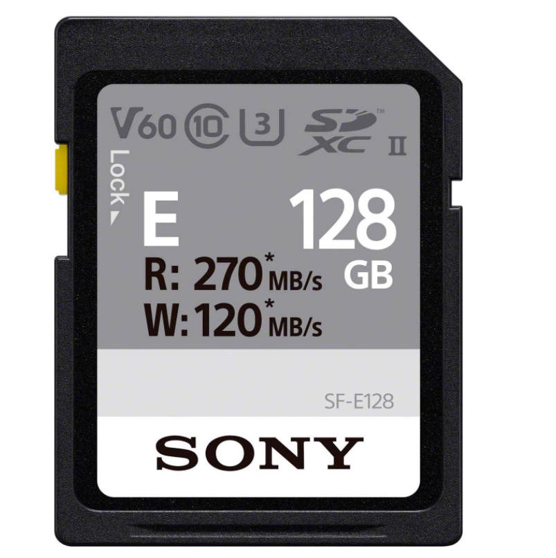销量第一，SONY 索尼 E系列 SF-E128 UHS-II SD存储卡 128GB新低281.64元