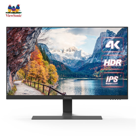 ViewSonic 优派 VX2771-4K-HD 27英寸IPS显示器（4K、HDR10）1499元包邮