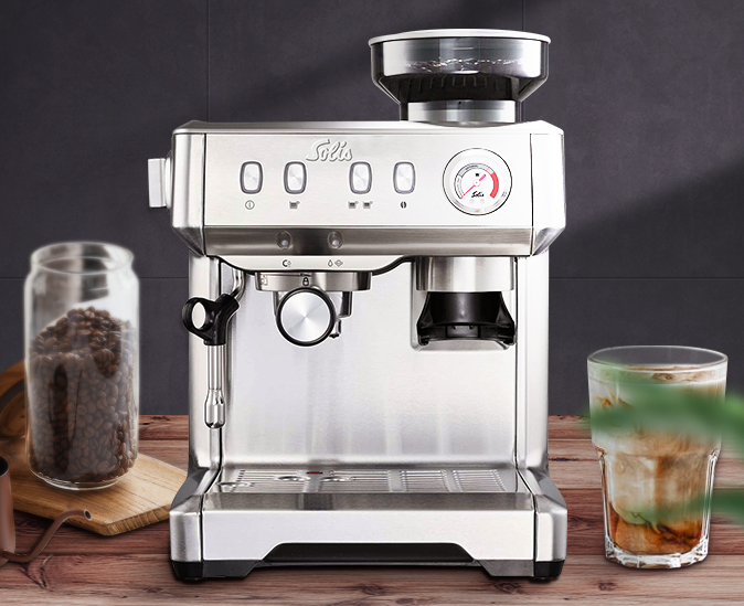 Solis 索利斯 980.09 半自动咖啡机（带磨豆功能）新低2640元