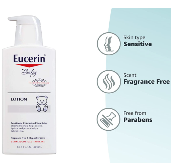 Eucerin 优色林 婴儿身体乳 敏感肌成人可用 400mL80元