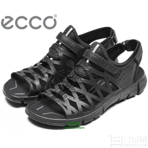 国内￥1399，ECCO 爱步 Intrinsic 2女士盈速牦牛皮罗马平底凉鞋 .99到手￥435